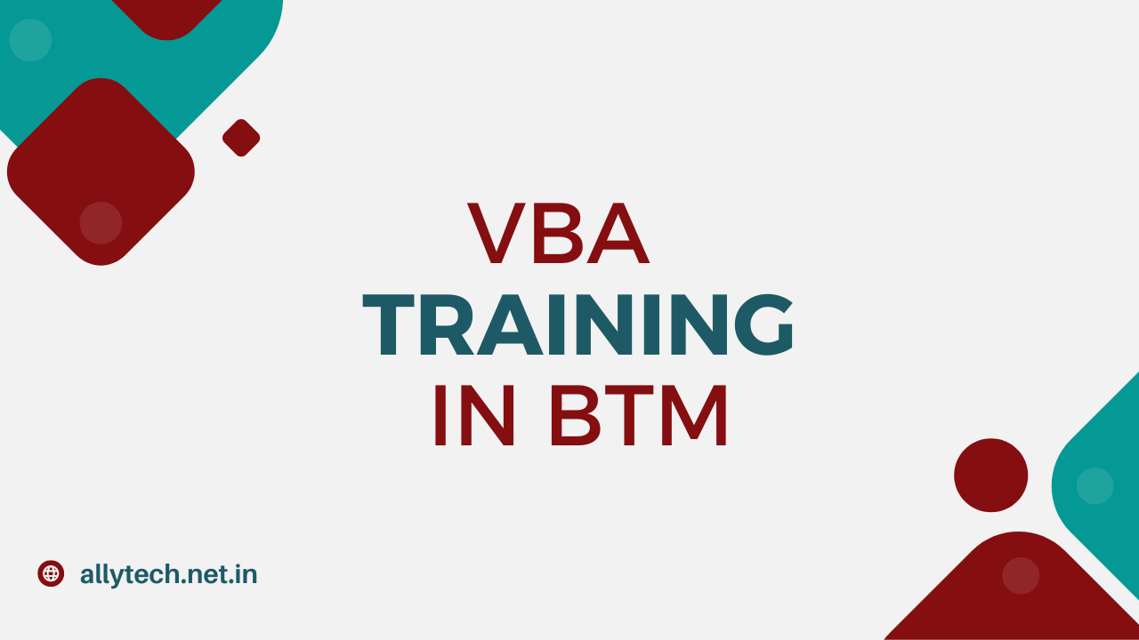 When is the Best Time to Enroll in VBA Training in BTM?