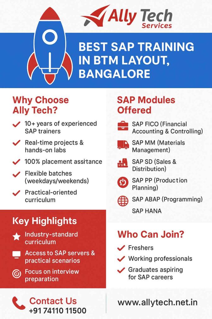 best sap training in btm